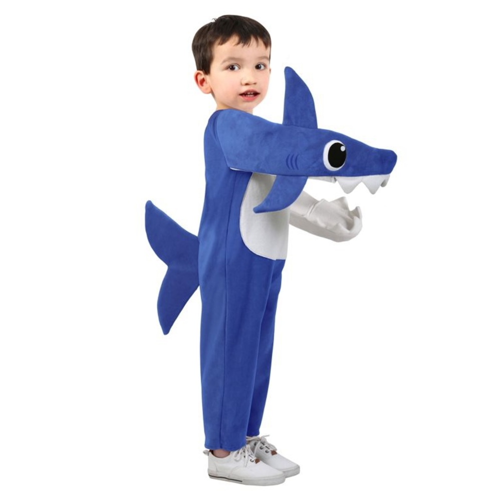 Child Chompin' Daddy Shark Costume with Sound Chip - Picture 1 of 5